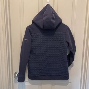 Women’s 1/4 zip hooded Columbia sweatshirt